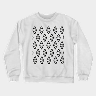 Mudcloth Pattern Minimalist  Abstract  Geometric Shapes Boho  Pattern Crewneck Sweatshirt